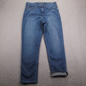 SPANX Jeans Size 28 The Slim X Casual Cuffed Mid Rise Stretch Denim 29x28